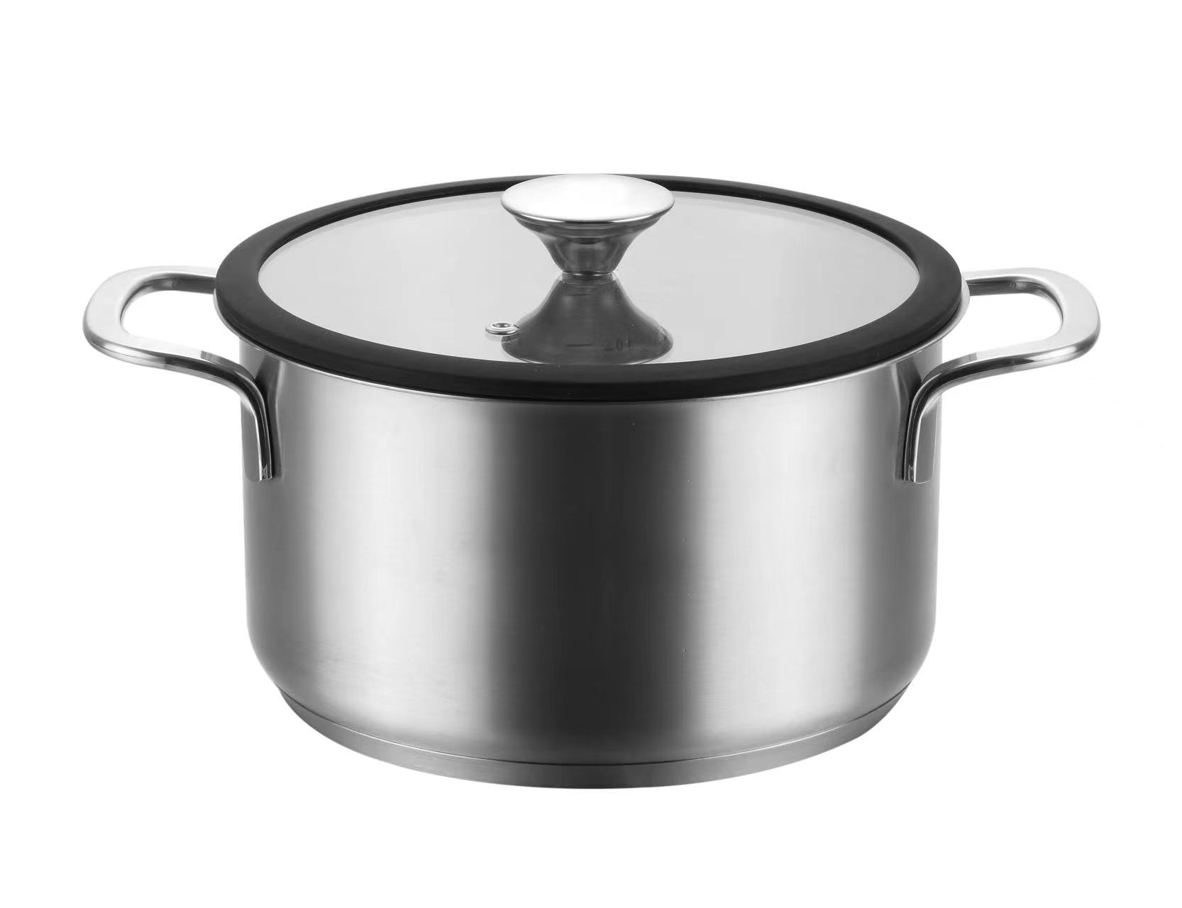 18/20/24cm Stainless Steel Casserole Professional Loft Series