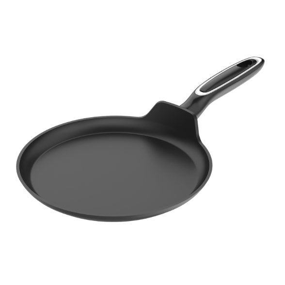 PAMEI Range Non-stick Cookware Forged Aluminum Deep Frypan With Lid