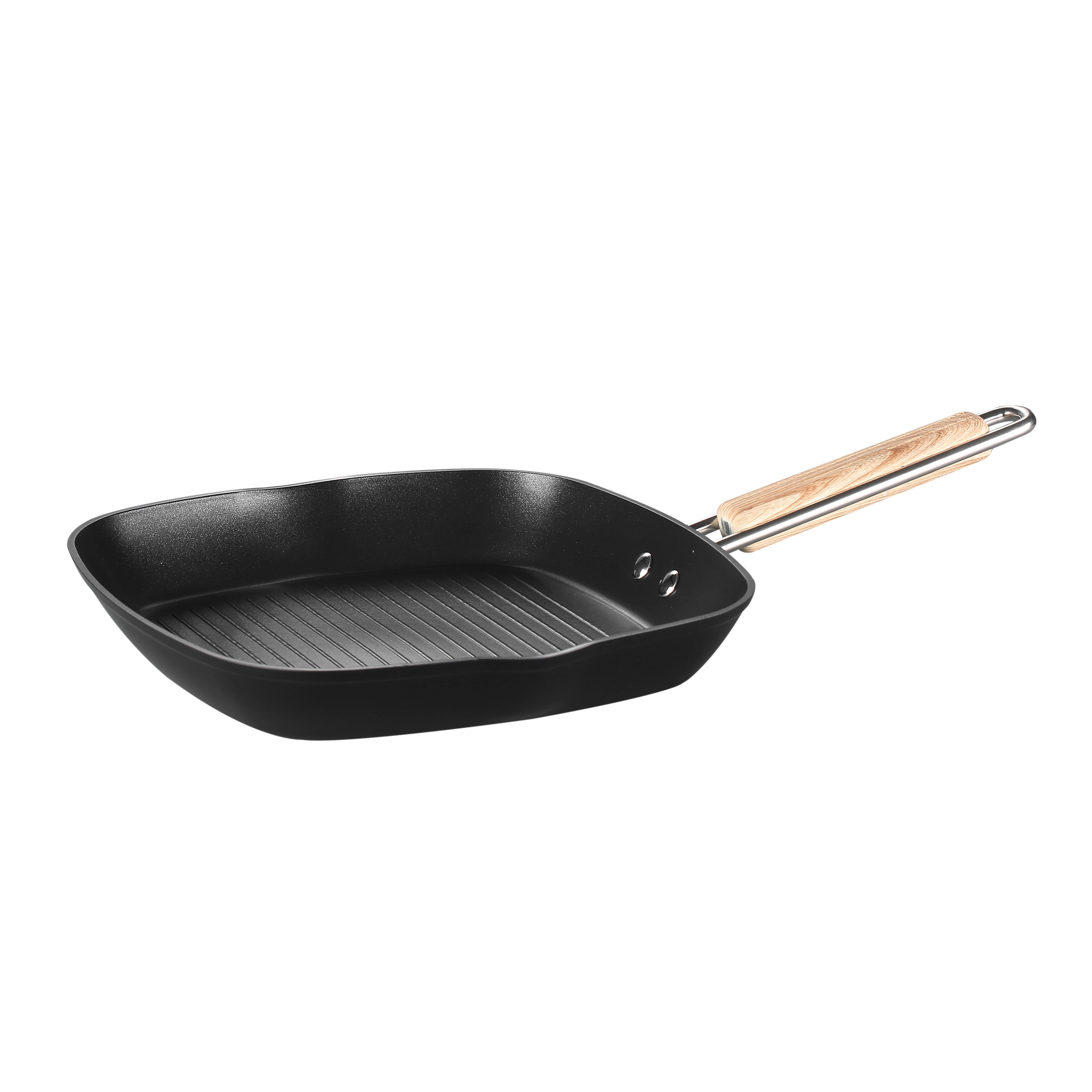 Nordic Range Non-stick Cookware Aluminum Forged Grill Pan