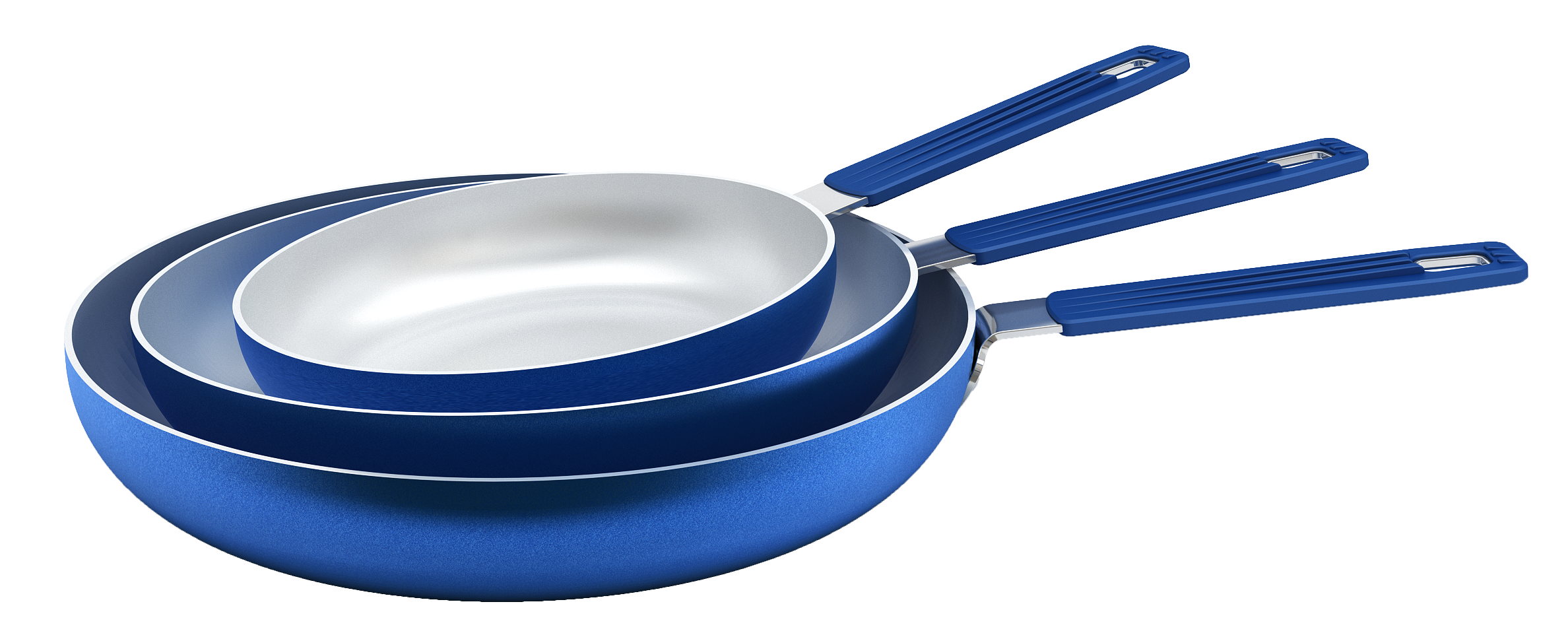 Pressed Aluminum Ceramic Non- Stick frypan Set 20/26/30cm