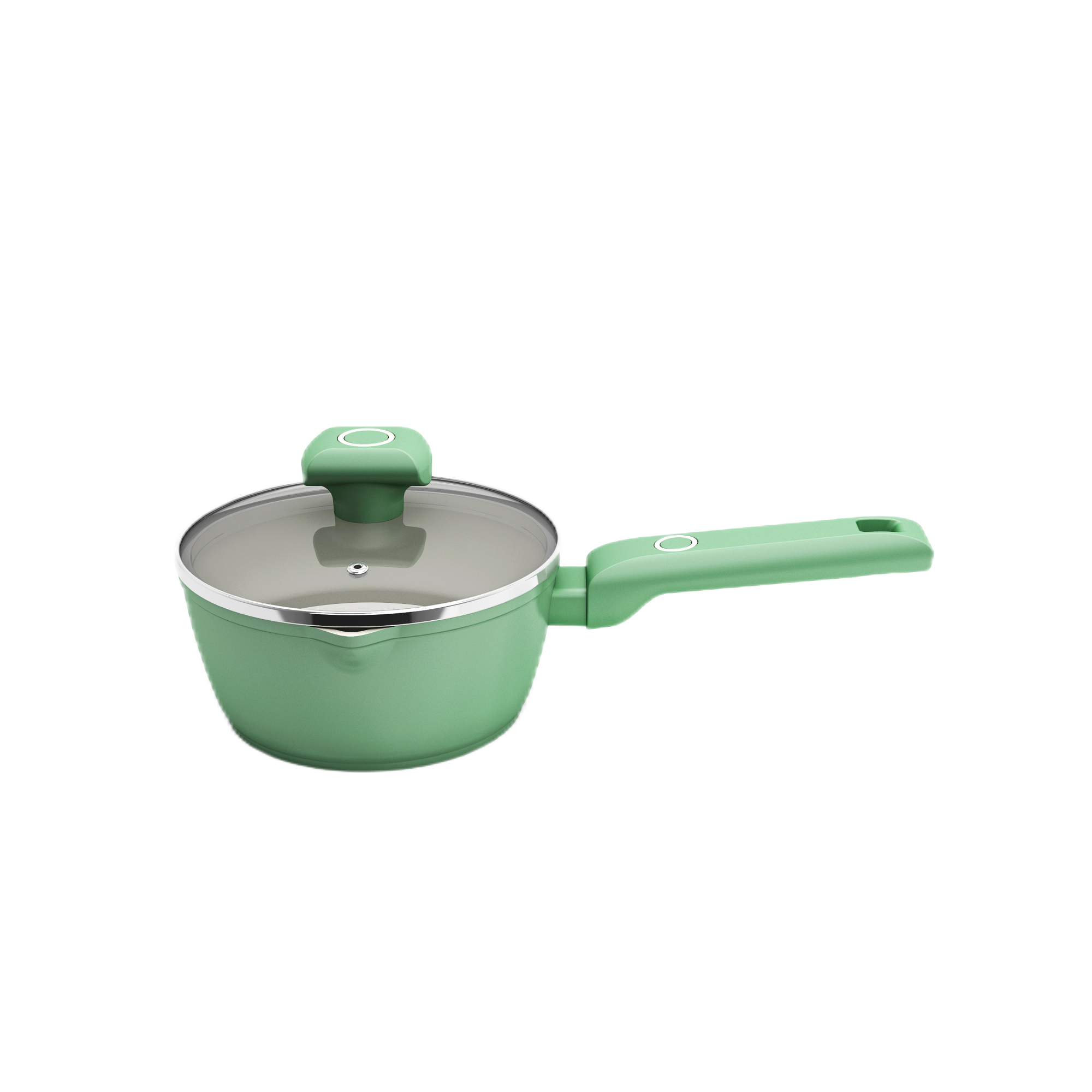 Ring Range Non-stick Cookware Aluminum Forged Saucepan With Lid