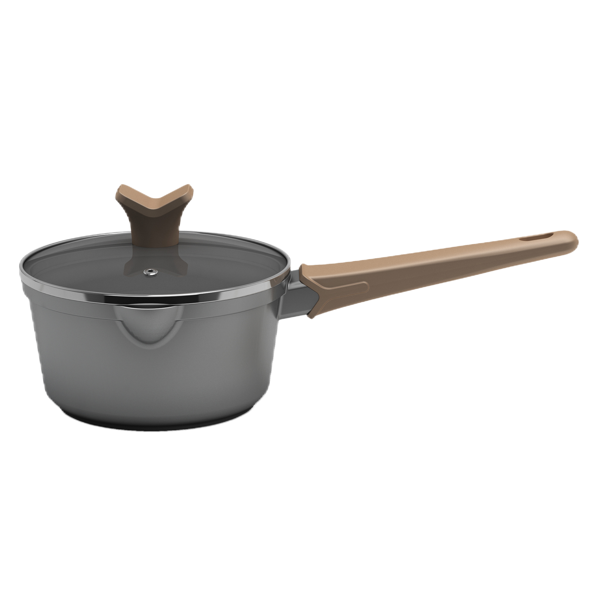 YOUNG Range Non-stick Cookware Die Cast Aluminum Saucepan With/Without Lid