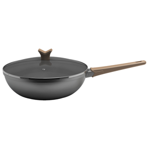 YOUNG Range Non-stick Cookware Die Cast Aluminum Wok With Lid