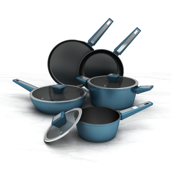 Non-stick Cookware Aluminum GEM Forged Pancake Pan 