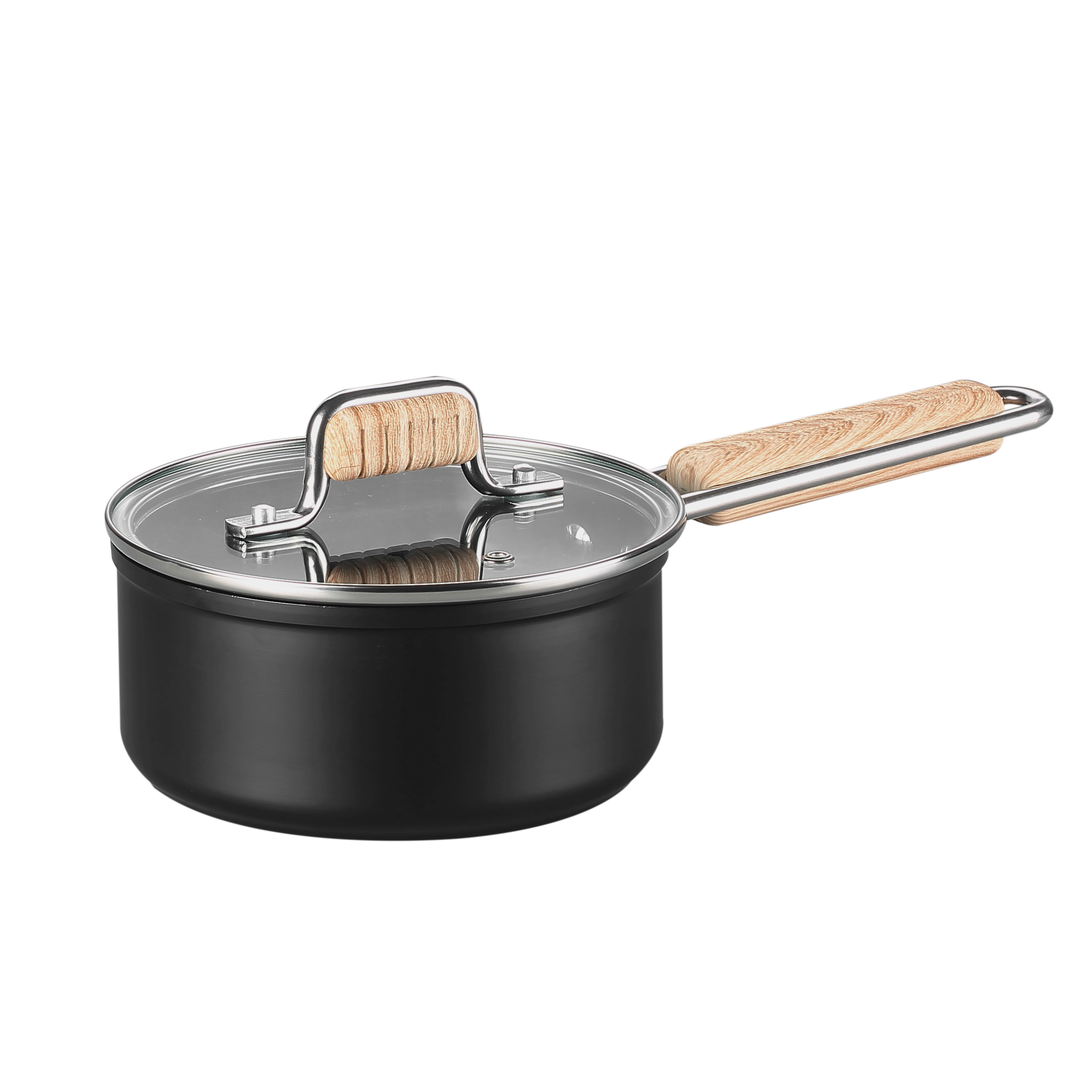 Nordic Range Non-stick Cookware Aluminum Forged Saucepan