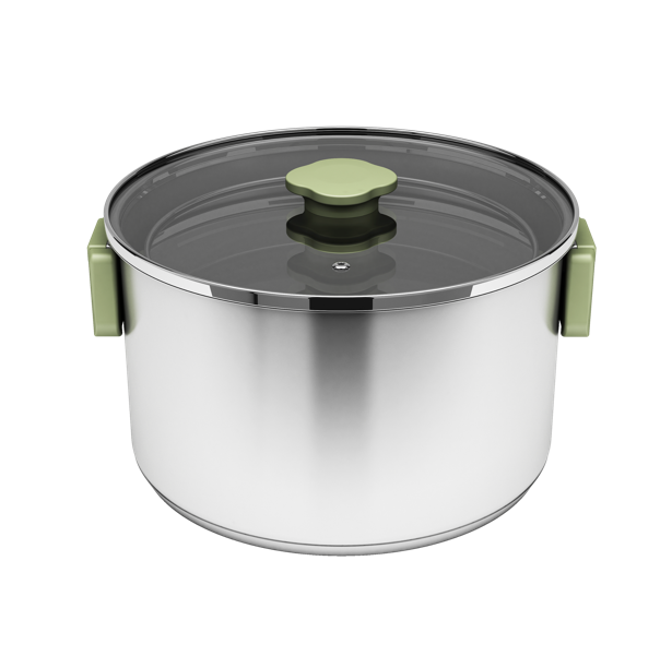 Stainless Cookware Stackable Clover 