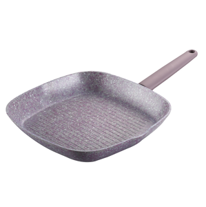 Violet Rocky Non-stick Cookware Aluminum Forged Grill Pan