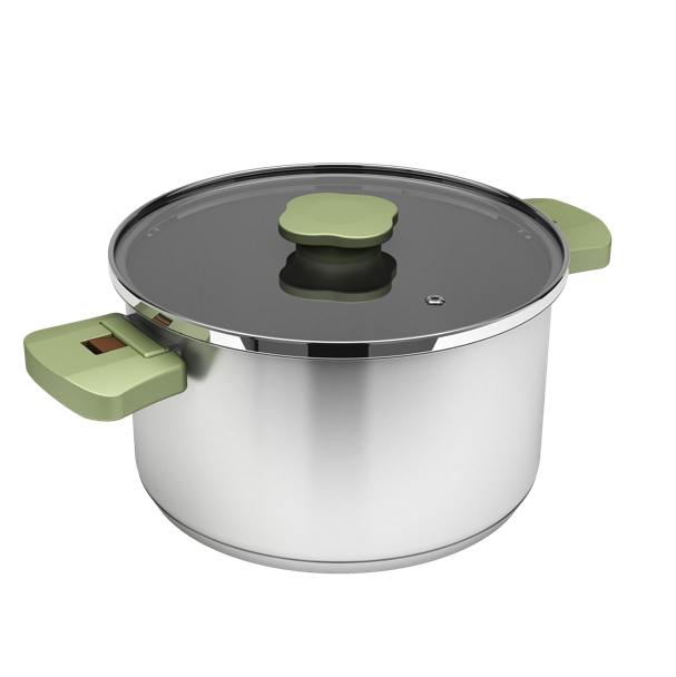 Stainless Cookware Stackable Clover 