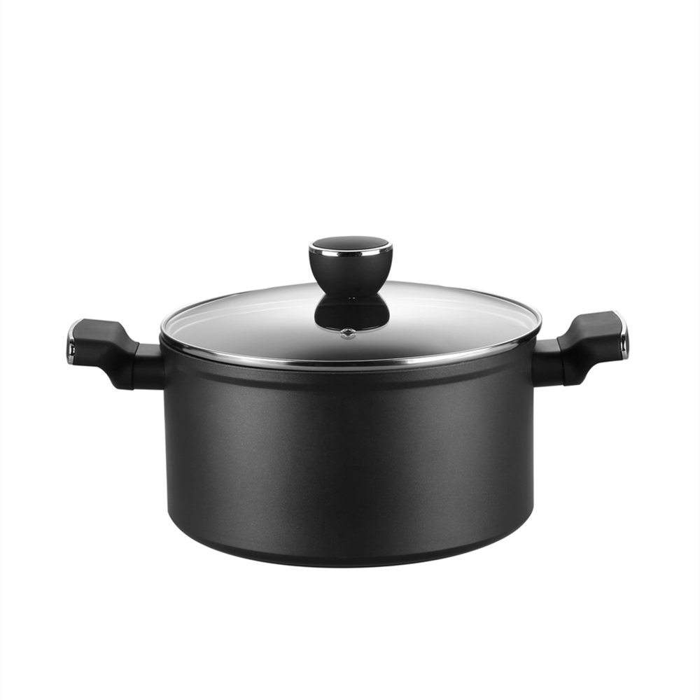 Honor Non-stick Straight Body High Quality Aluminum Low Casserole with Induction Dishwasher Safe PFOA-Free LFGB FDA