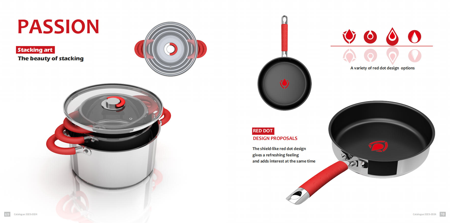 Non Stick Forged Aluminum 16cm Saucepan Passion Series