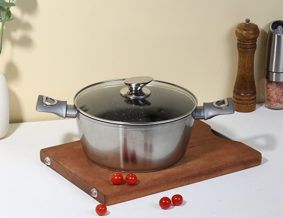 Non-stick Cookware Aluminum Forged Casserole 