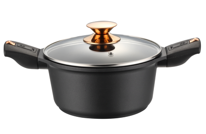 Non-stick Cookware Aluminum Detachable Die-cast Casserole with Aluminum Lid 