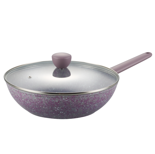 Violet Rocky Non-stick Cookware Aluminum Forged Wok