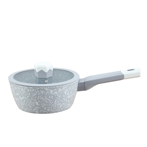 Snow Mountain Aluminum Forged Saucepan With Ceramic Coating