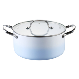 Pressed Ceramic Non-stick Casserole with SS Die Cast Handle