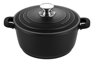 Non-stick Cookware Aluminum Die-cast Casserole with Aluminum Lid 