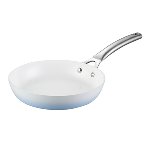 Pressed ceramic non-stick frypan with SS die cast handle