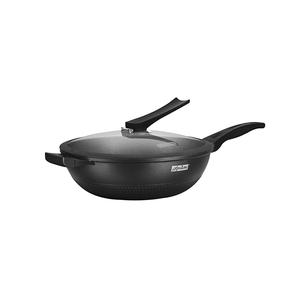 32cm Die Cast Aluminum Non Stick Wok with Lid